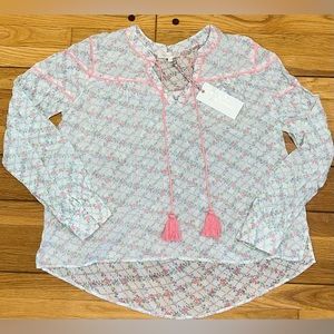 Brand: LoveShackFancy | Color: Pink/White with Floral Design | Size: S